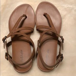 Kelly & Katie Tan Thong Sandals